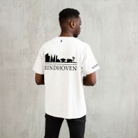 Skyline Eindhoven Shirt - Shirt wit model eindhoven zwart skyline - EK8218
