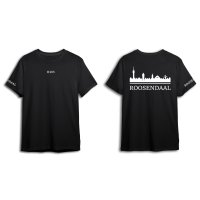 Skyline Roosendaal Shirt - Shirt zwart roosendaal opdruk wit skyline 6 - Skyline Roosendaal O14835