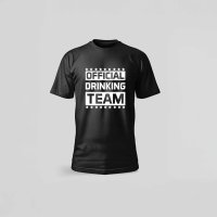 Official Drinking Team - T shirt zwart officialdrinkingteam - Official Drinking Team