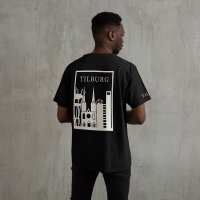 Tilburg Shirt - Tilburg shirt model zwart vlak wit 6 - Tilburg Shirt O18447
