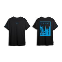 Tilburg Shirt - Tilburg shirt zwart vlak blauw - Tilburg Shirt O11655
