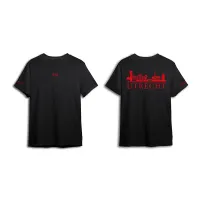 Skyline Utrecht Shirt - Utrecht shirt zwart skyline rood - Skyline Utrecht Shirt O19886