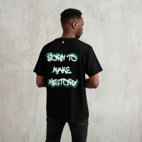 BORN TO MAKE HISTORY - T-Shirt - Zwart oversized shirt btmh 2 - BORN TO MAKE HISTORY