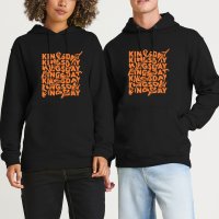 Kingsday Text - Hoodie - Zwart trui model 02 - Kingsday Text - Hoodie