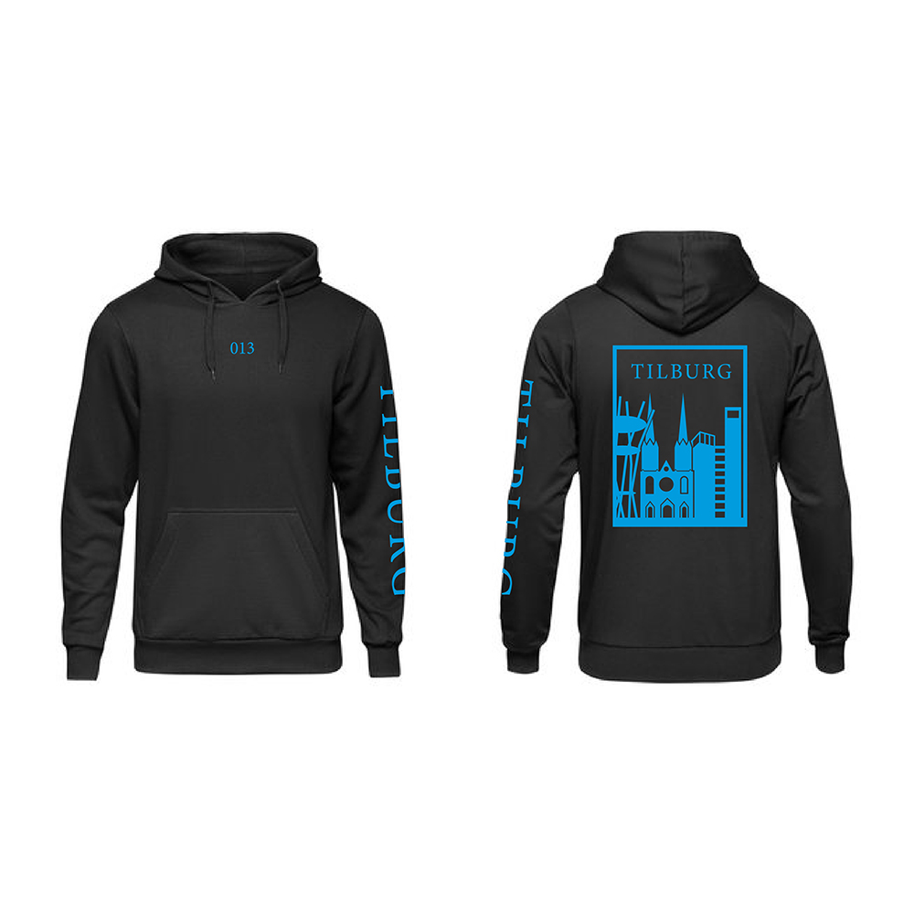 Tilburg Hoodie - Tilburg hoodie zwart vlak blauw 3 - Tilburg Hoodie (18619)