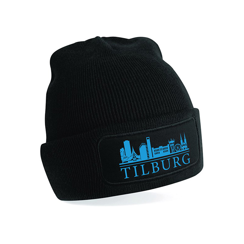 Tilburg Muts - Tilburg muts skyline blauw 2 - Tilburg Muts (18519)