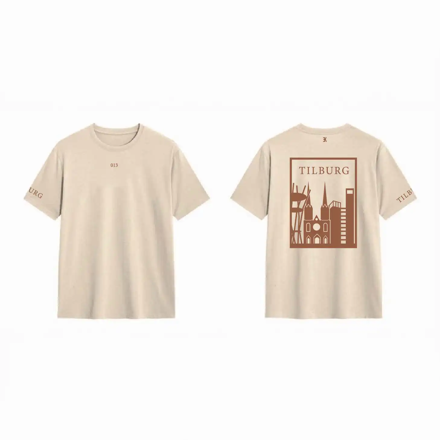 Tilburg Shirt - Tilburg shirt beige vlak 2 - Tilburg Shirt O18447