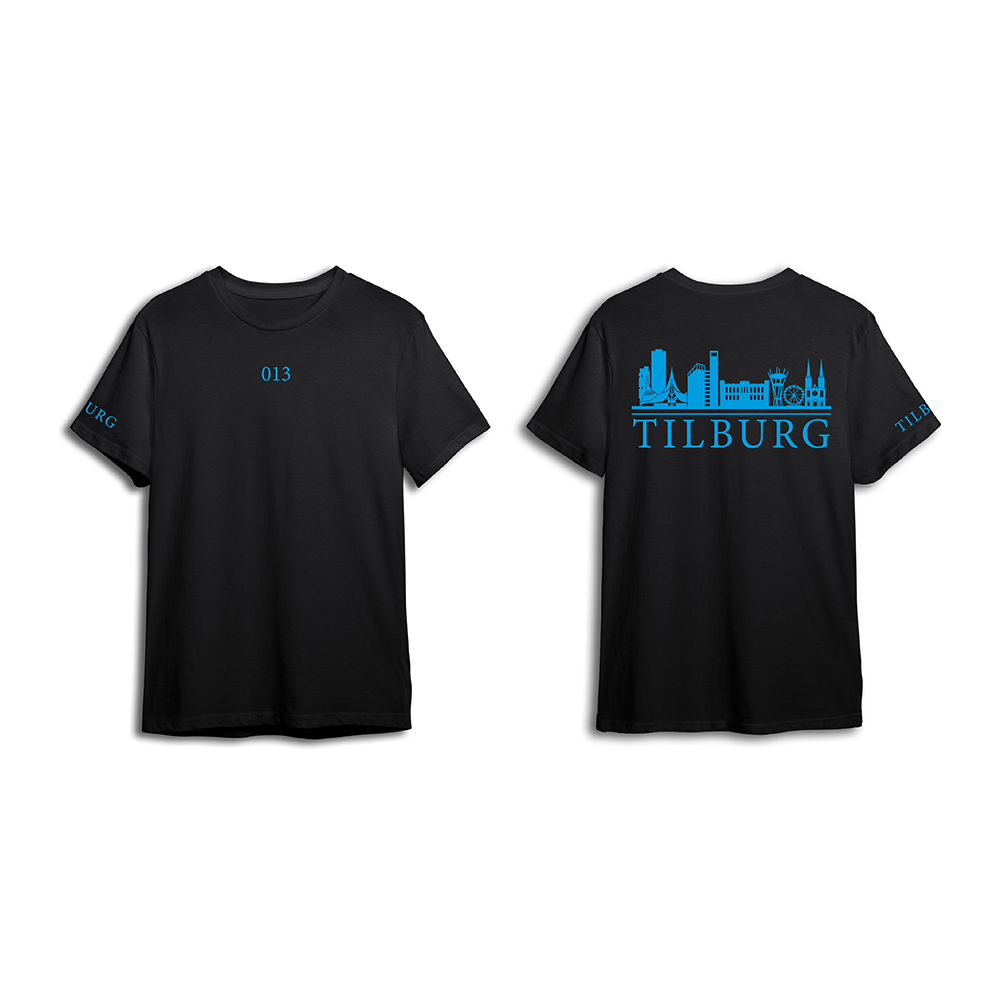 Skyline Tilburg Shirt - Tilburg shirt zwart skyline blauw 2 - Skyline Tilburg Shirt O18243