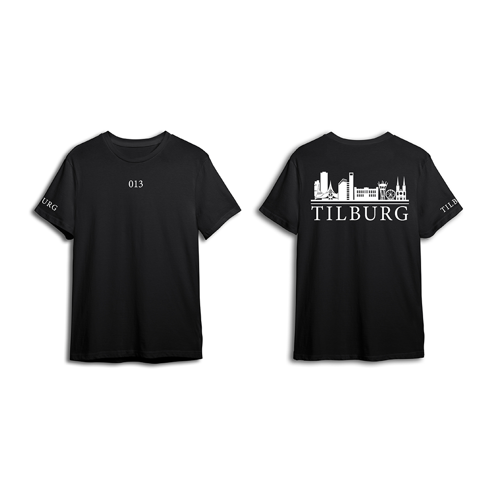 Skyline Tilburg Shirt - Tilburg shirt zwart skyline wit - Skyline Tilburg Shirt O11632