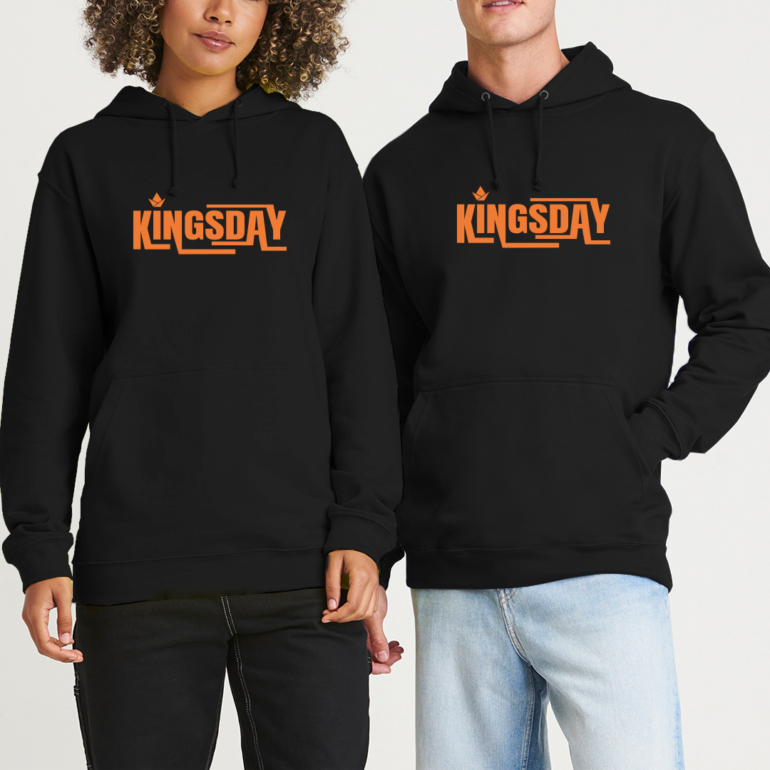 Kingsday - Hoodie - Zwart trui model 03 2 - Kingsday - Hoodie