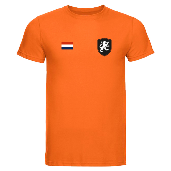 Koningsdag shirt - Vlag + Leeuw